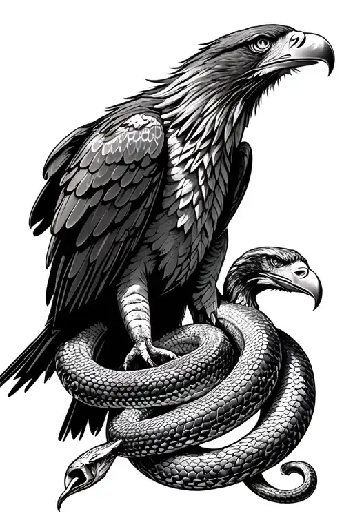 Eagle And Snake
