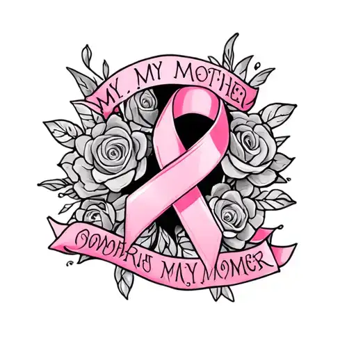 Tattoo Idea Supporting Breast Cancer With My Mother's Name