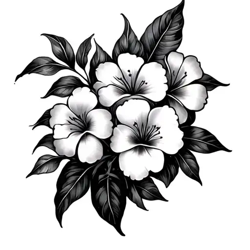 Hawaiian Flowers Wrapped