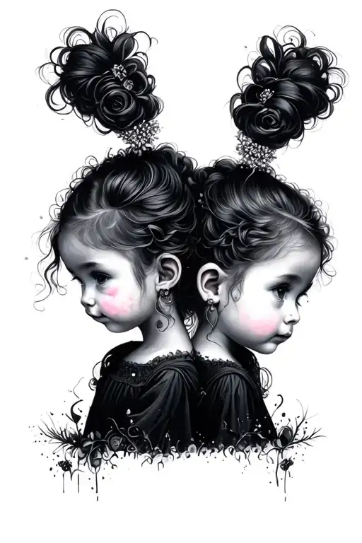 Kids Twin Girls