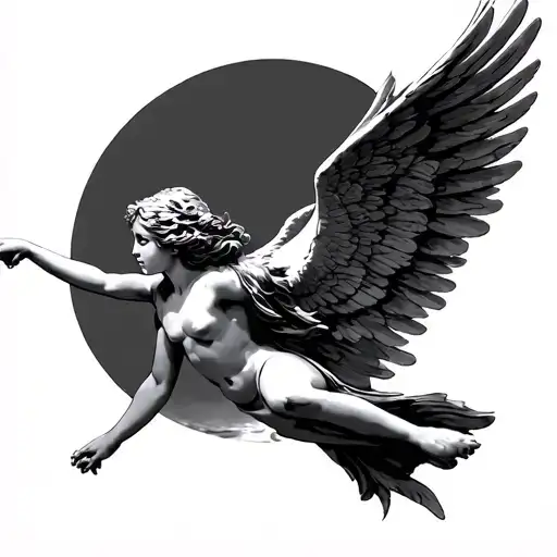 Angel Taking Flight
