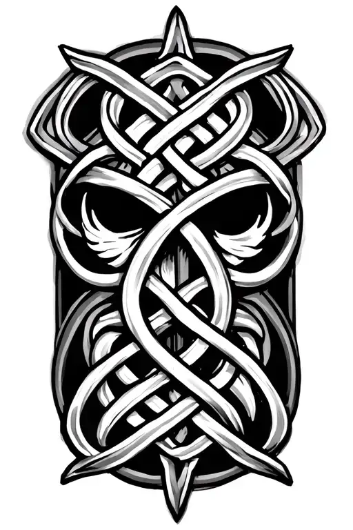 Celtic Knotwork Design Incorporating
