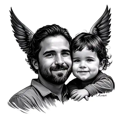 A Dad Wanting To Honor His 2 Kids With A Tattoo Featuring