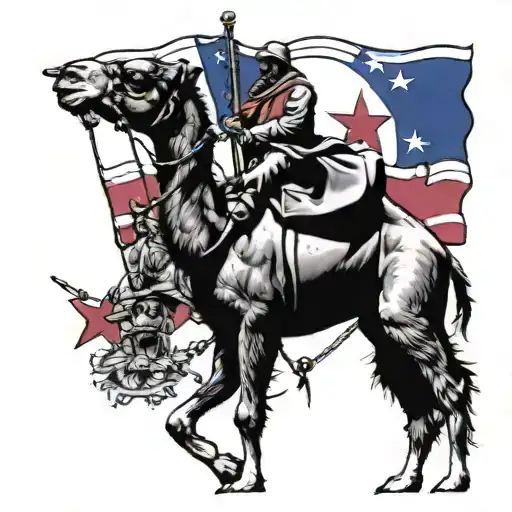 Camel Corps With Texas Flag Incorporated