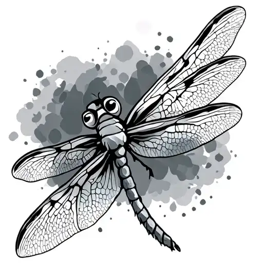 Dragonfly With Glasses