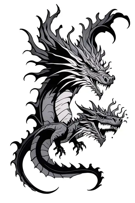 Dragons Breathing Fire