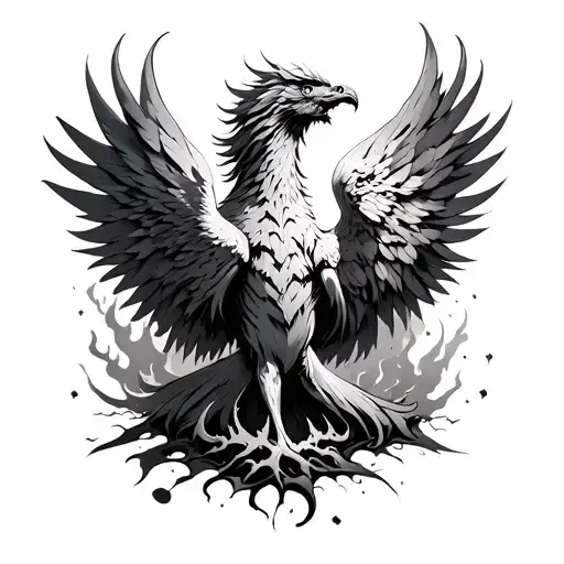 Phoenix Rising From Ashes