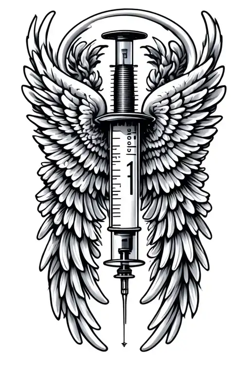 Wing Hose Syringe With Insulin Description Diabet Type 1
