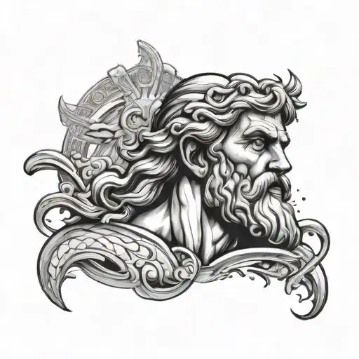 Zeus And Rays Background