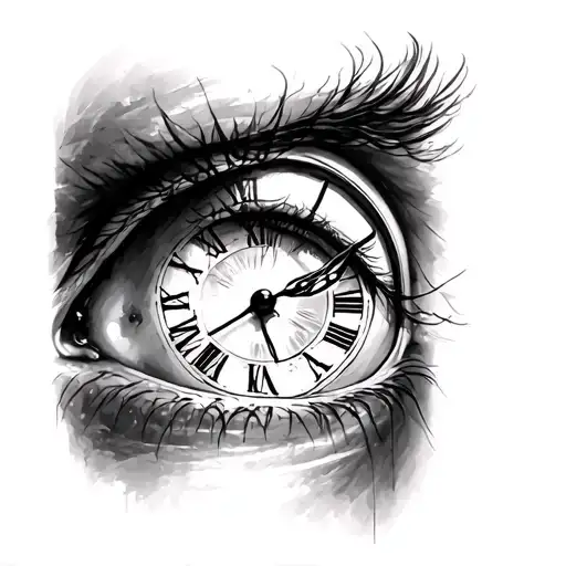 Eye And A Clock