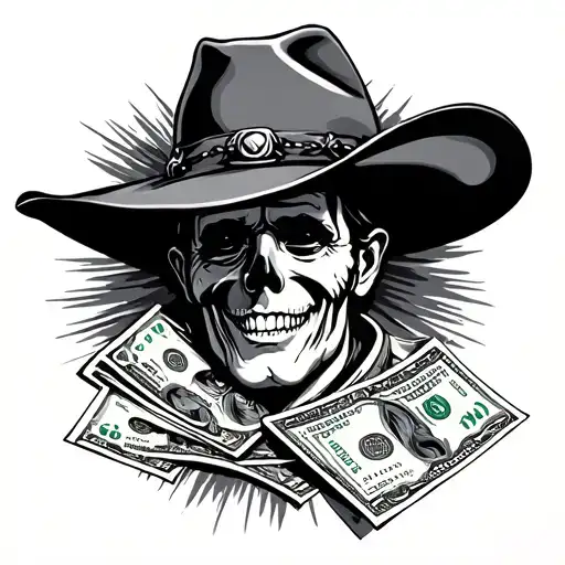 Western Lighted With Money