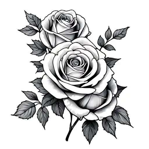 Roses Blooming With Jeanne Script