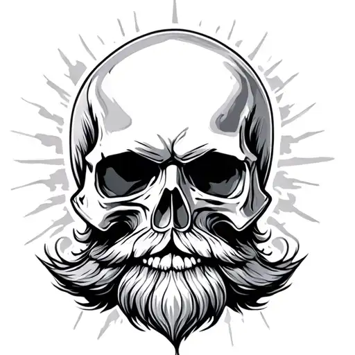 Bearded Skull Soft Shading