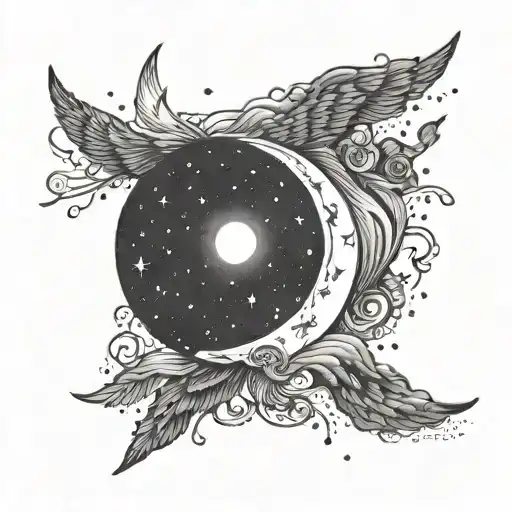 Night Sky With Meaningful Phrase