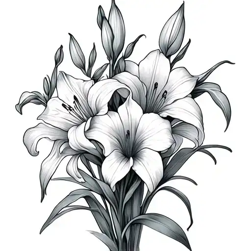 Better Together With Gladiolus & Lily Flower