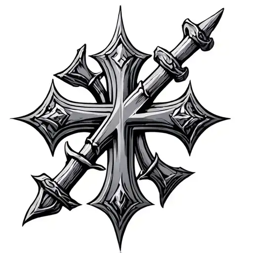 Warhammer 40K Black Templar Cross