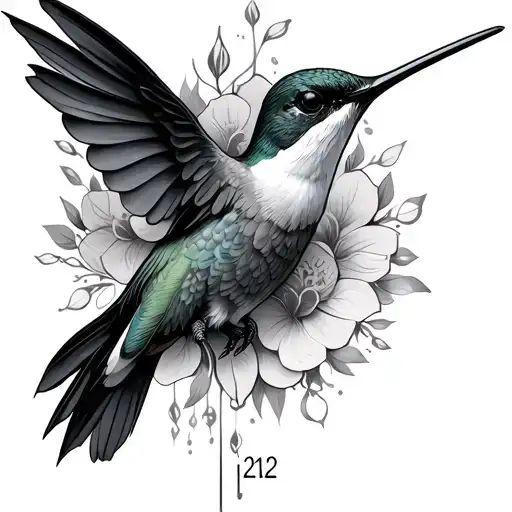 1212 With A Hummingbird Surrounded