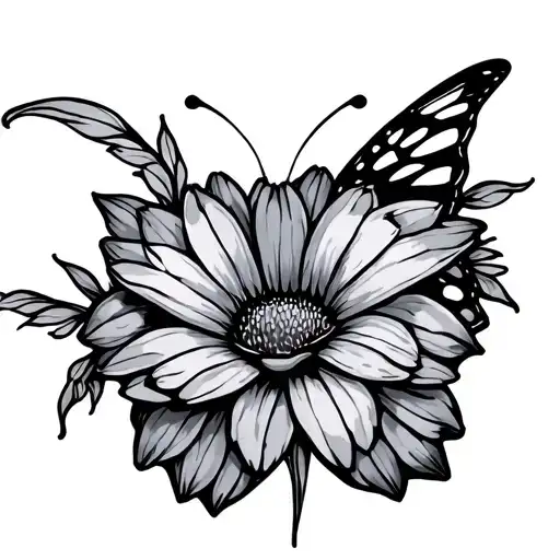 Dog Flower Butterfly