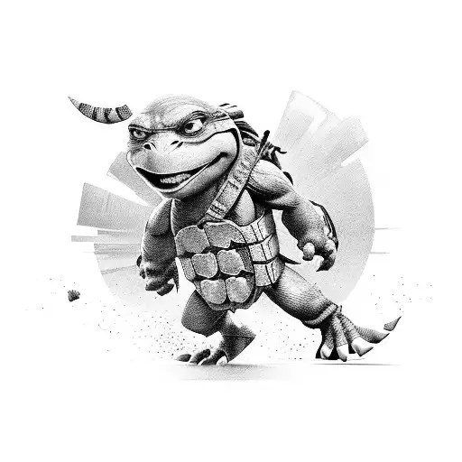 Cowabunga Phrase With Teenage Mutant Ninja Turtle Weapons