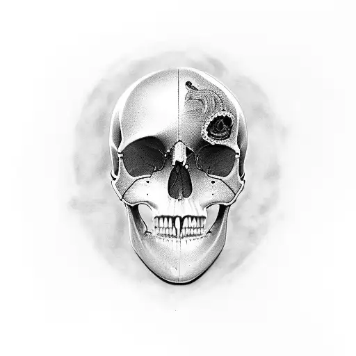 Heart Shaped Skull Highly Detailed Realism