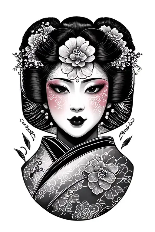 Geisha Face Straight