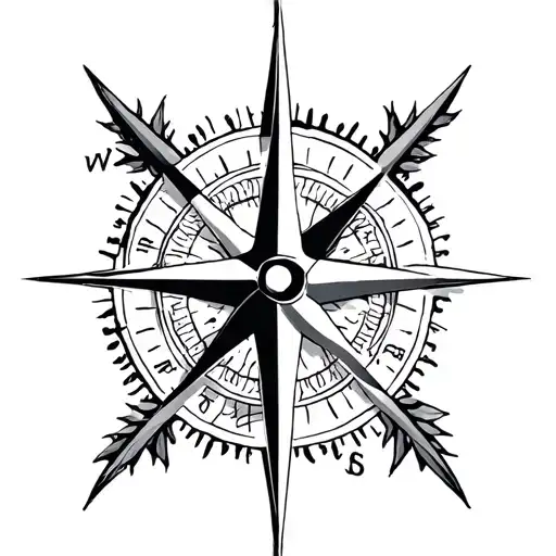 Compass Nature Direction Left