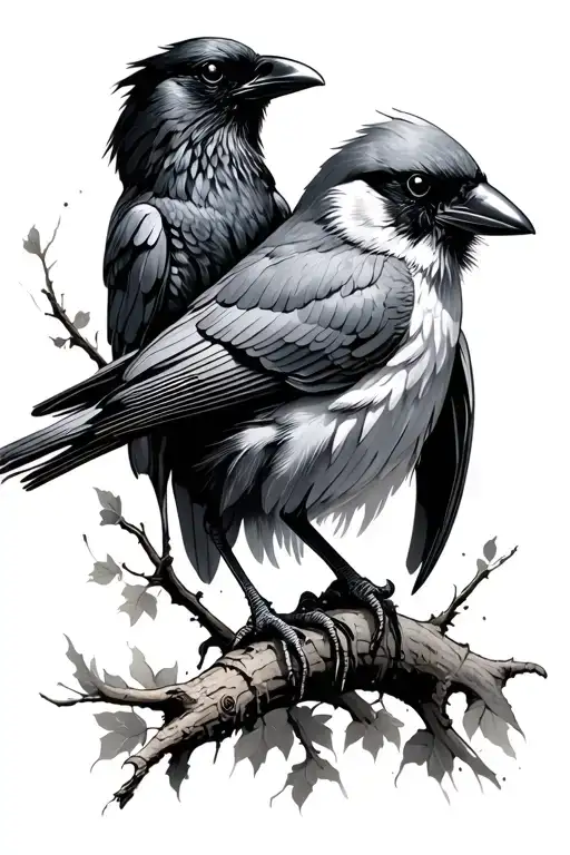 The Crow Killing The Mockingbird