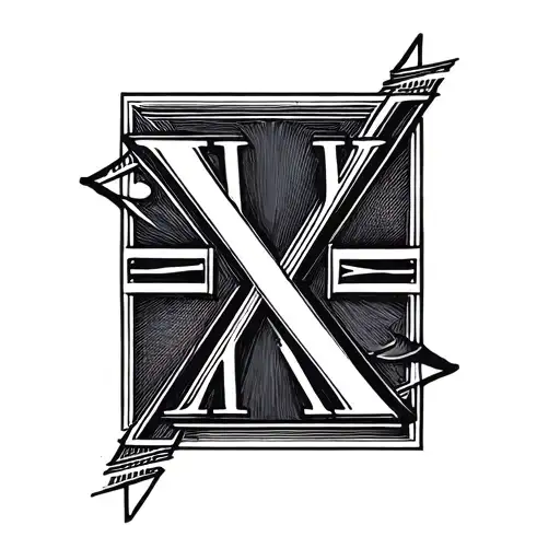 Minimal Design Roman Numeral Cdxiv