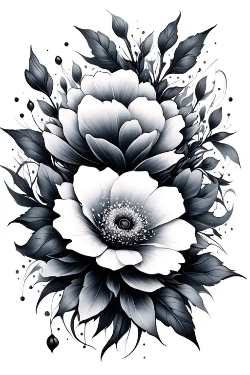 Abstract Floral Design