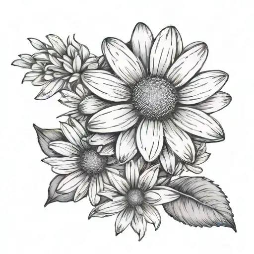 Daisy Flower And Some Latin Phrase About Flower
