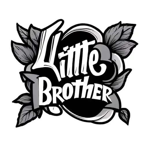 Little Brother Name Tattoo Piyush Mehta