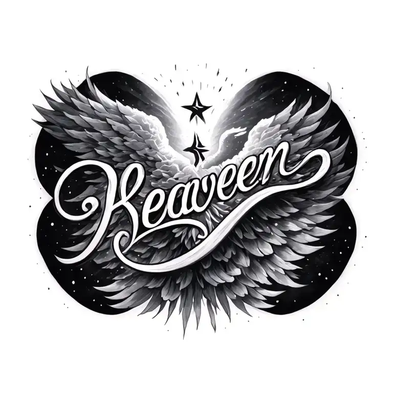 Names With Heaven In The Background