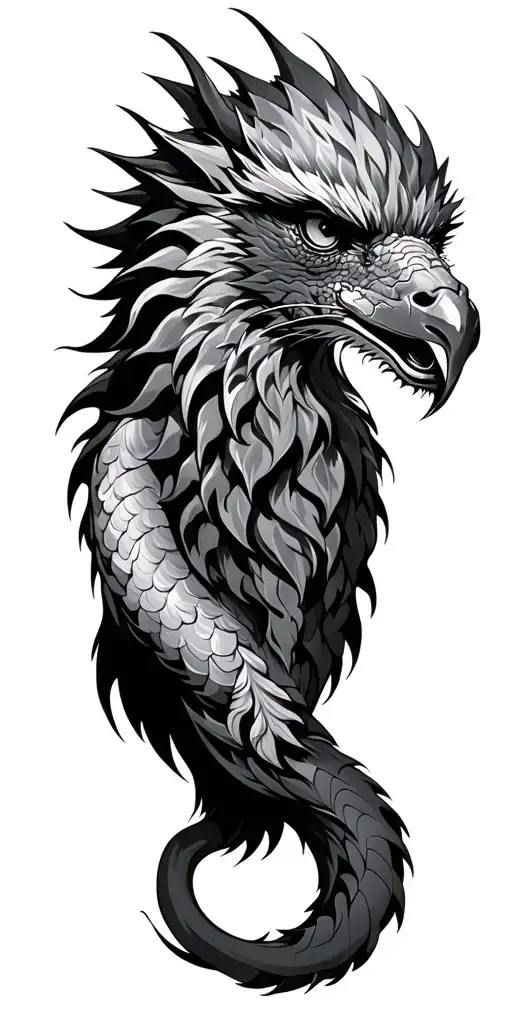 Dragon Lion Hawk