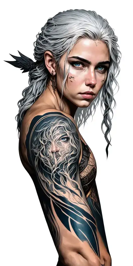 Witcher Sleeve With Ciri