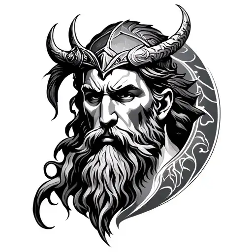 Poseidon God Odin