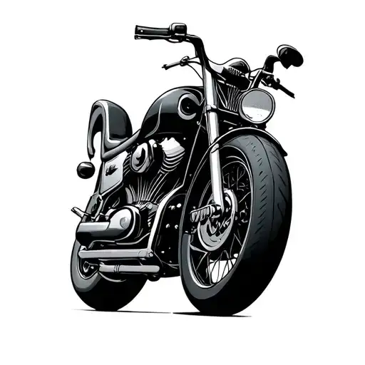 Guitar And Motor Bike