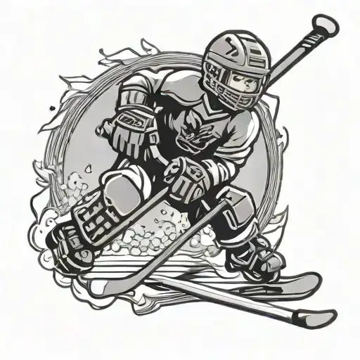 Ice Hockey Golf Lego