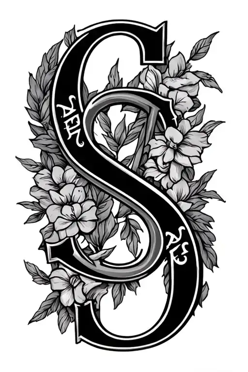 The Initials Lms Nrs Ajs All Joined Together By The Last Initial S