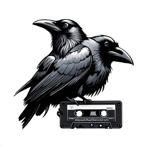 Raven With A Cassette Tape