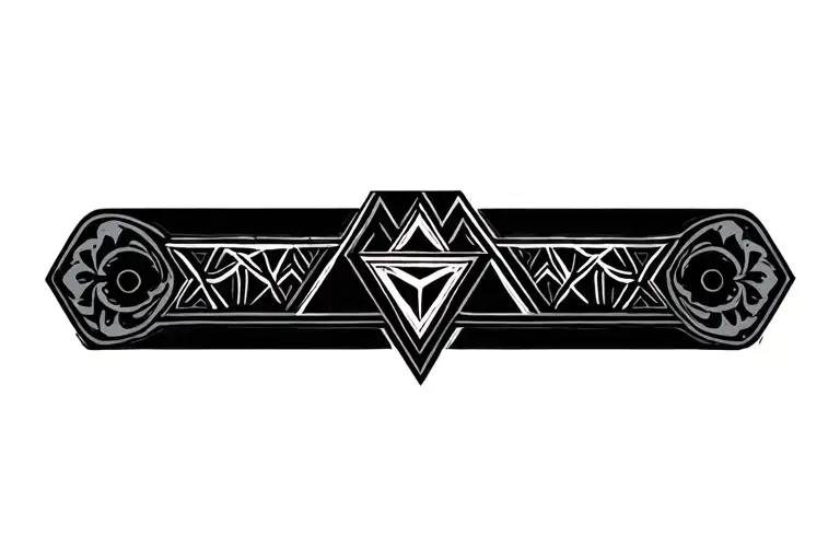 Penrose Triangle Band Design