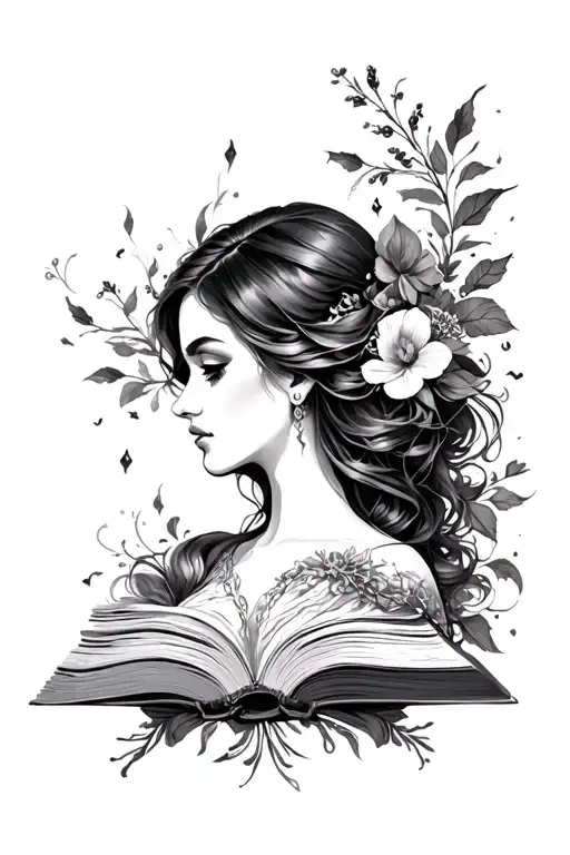 A Romance Fantasy Book Theme Arm Sleeve