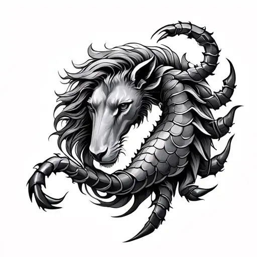 Gemini Leo Scorpio Zodiac Sign Intertwined