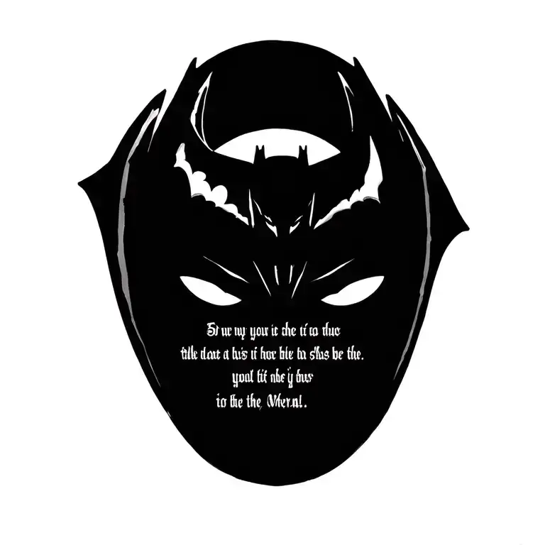 Bats And Batman With Bible Verse