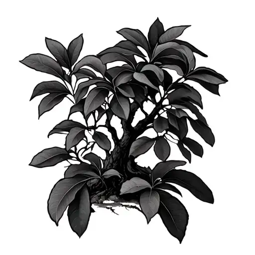 Morton Bay Fig Tree Surrounded