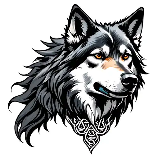 Irish Wolfhoud Celtic Style