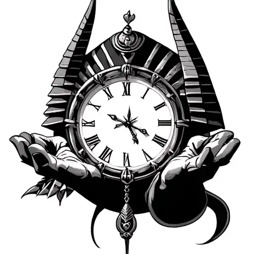 Anubis God Time God Clock Hands