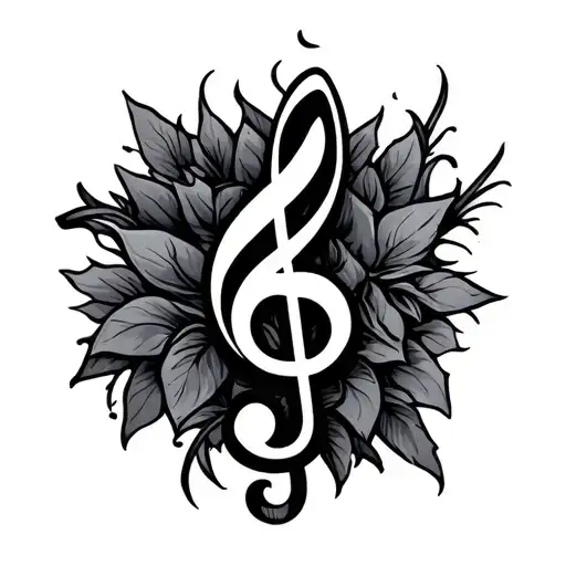 Mom Treble Clef Intertwined Masculine