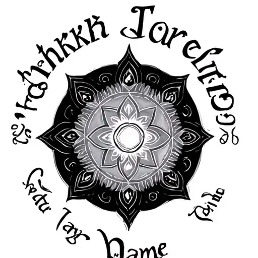Chakra With Name Written