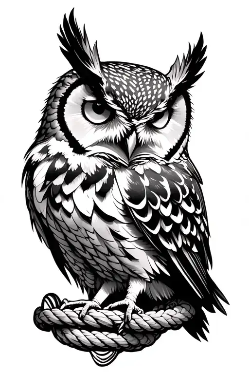 Nap Rope Mountains Owl