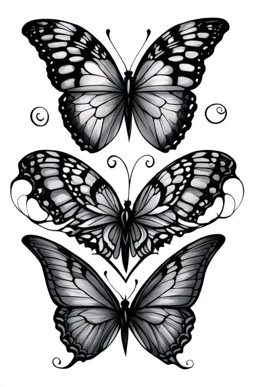 Butterfly And Heart Intertwined